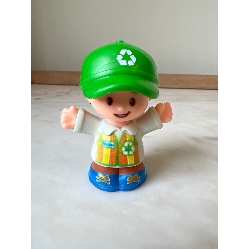 Recycle Van Recycling Truck Driver Fisher-Price Figure Little People